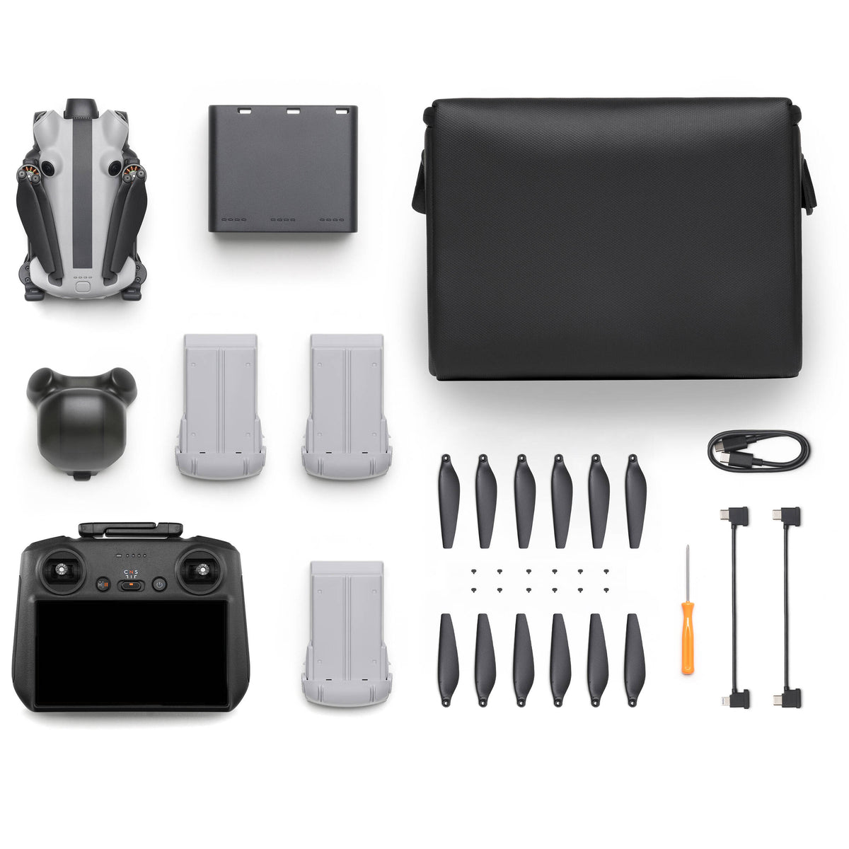 Dron SKYROVER X1 Fly More Combo con Control de Pantalla Gris