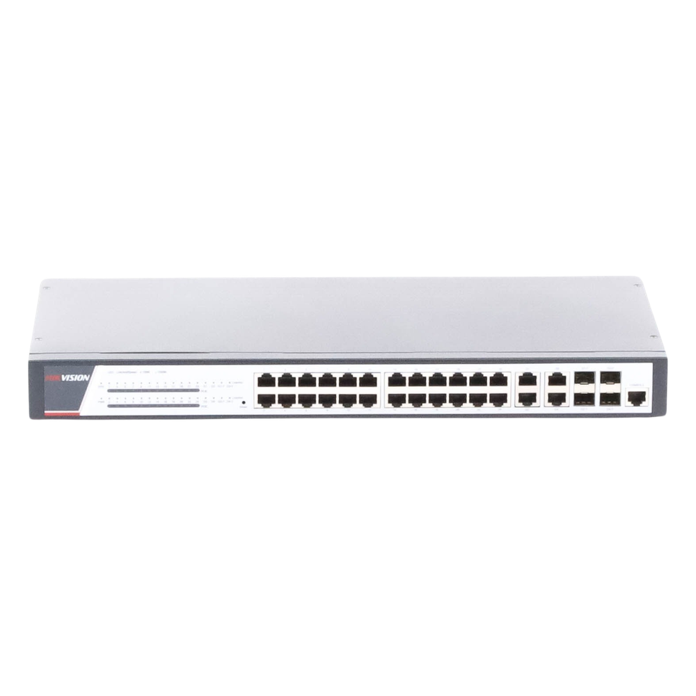 Switch Gigabit PoE+ Hikvision DS-3E2528P(B)