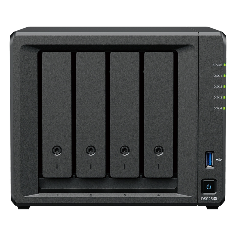Servidor NAS de 4 Bahías Synology DS925PLUS 162 TB