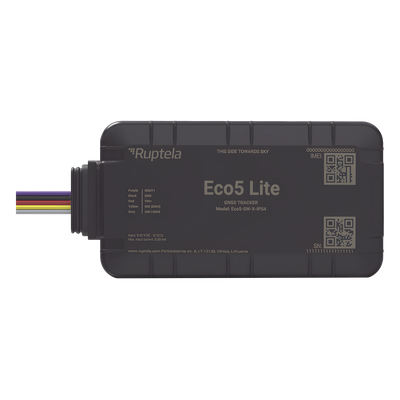 Rastreador GPS 4G LTE Cat 1 Ruptela ECO5LITE