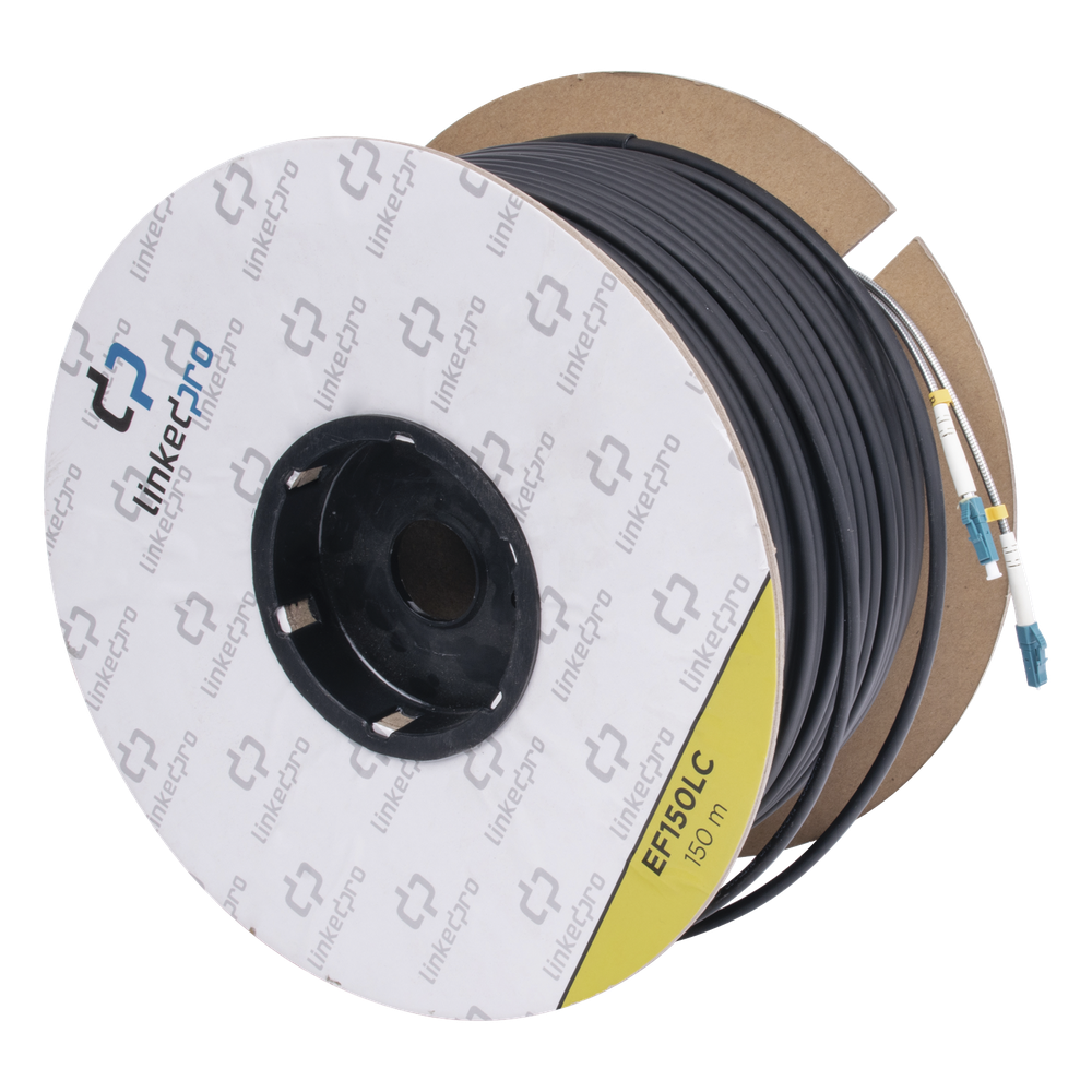 Fibra Óptica Monomodo Conectorizada Plug & Play LinkedPro EF-150-LC 2 hilos Dúplex
