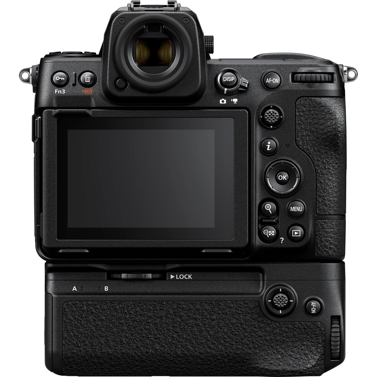 Empuñadura Nikon MB-N12 Power Battery Pack - vista lateral
