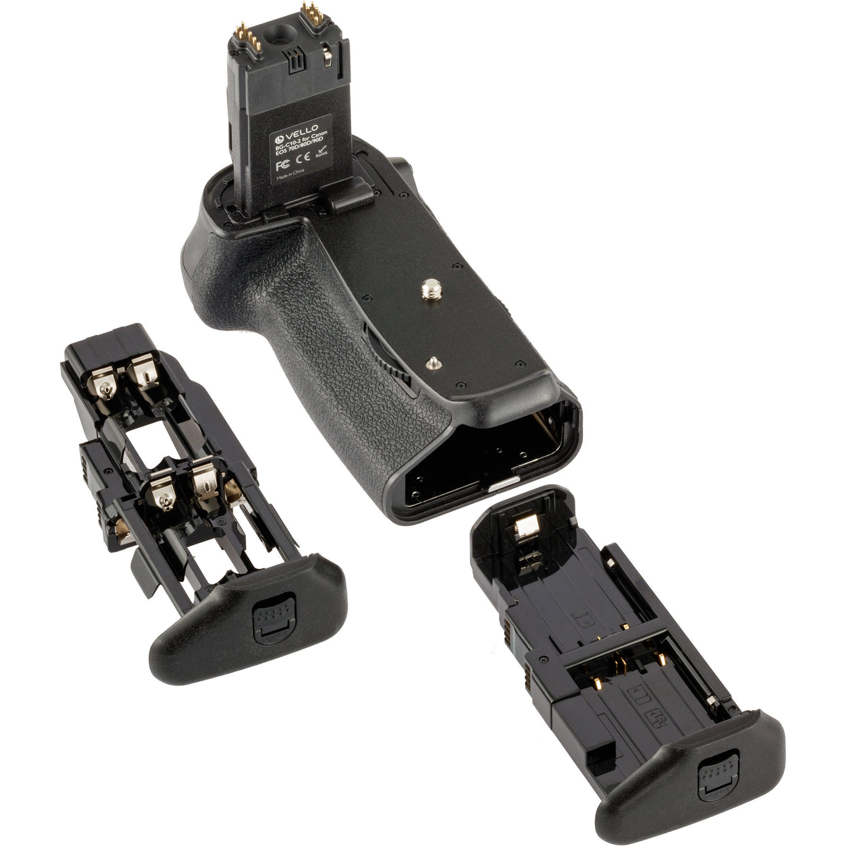 Empuñadura Vello BG-C10-2 para Canon 70D, 80D, y 90D - detalle