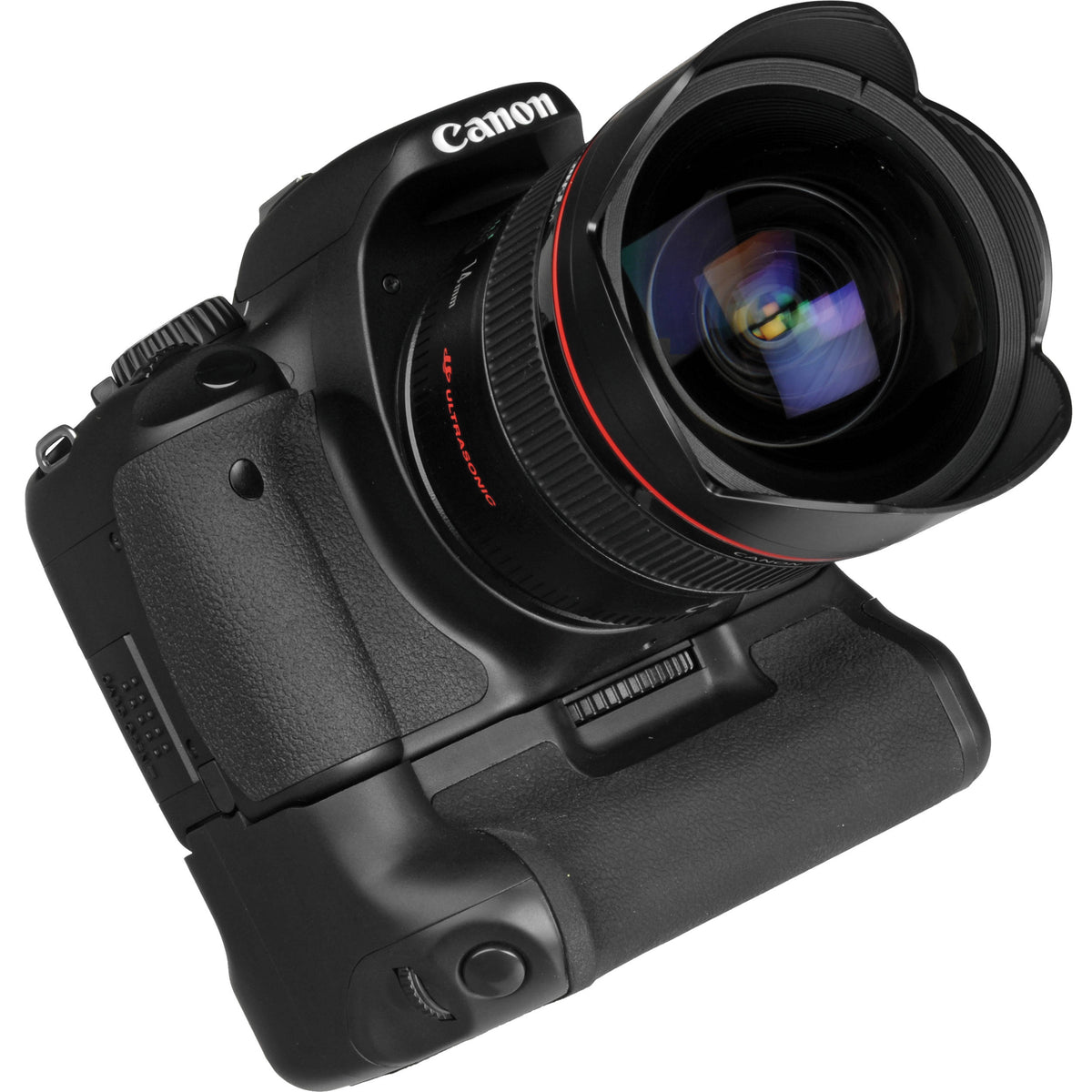 Empuñadura Vello BG-C5 para Canon EOS T4i, T3i & T2i - puertos y conexiones