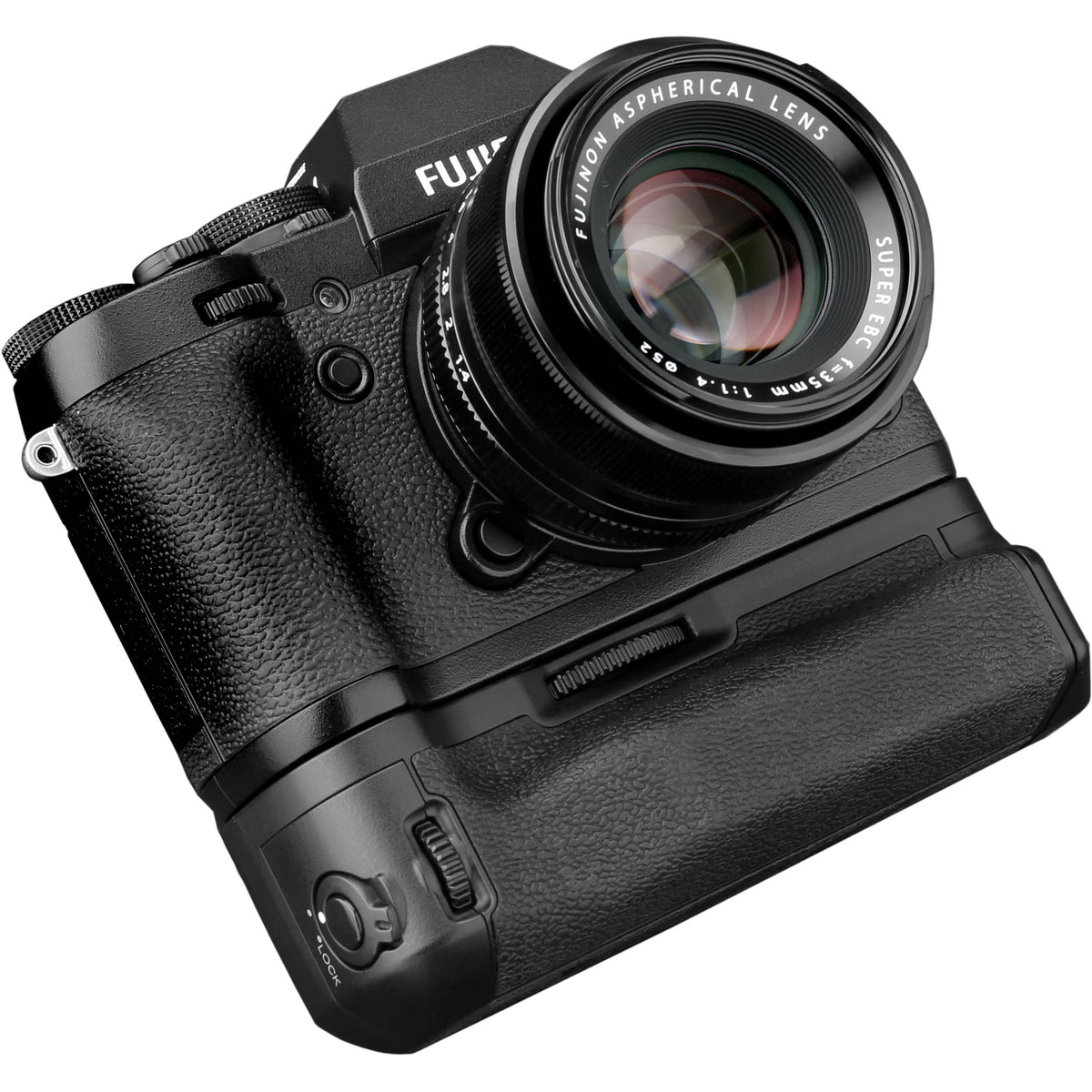 Empuñadura Vello BG-F1 para Fujifilm X-T1 - en uso