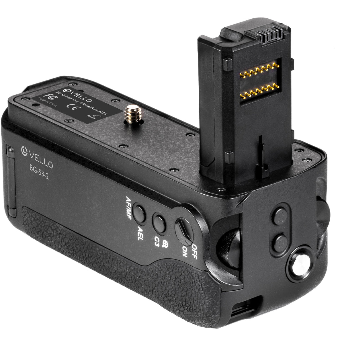 Empuñadura Vello BG-S3-2 para Sony Alpha a7 II, A7S II & a7R II - contenido de la caja