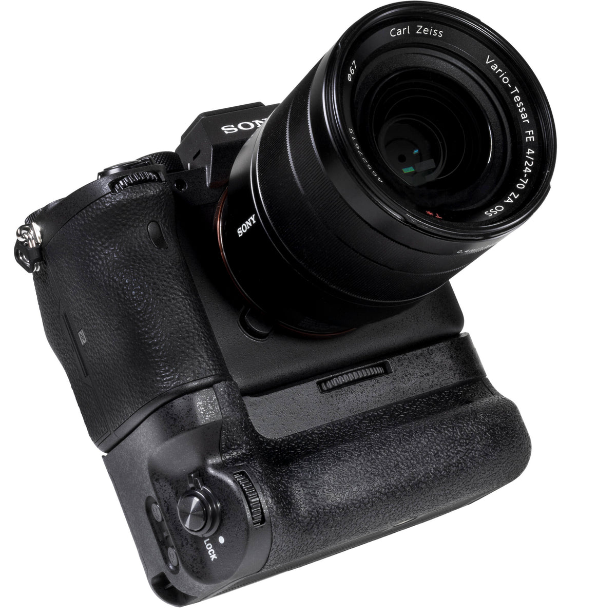 Empuñadura Vello BG-S7 para Sony a1, a9 II, a7S III, a7R V, a7R IV, a7 V, y a7 IV Series - en uso
