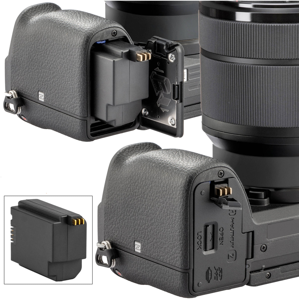 Empuñadura Vello BG-S8 para Sony a6600 - contenido de la caja