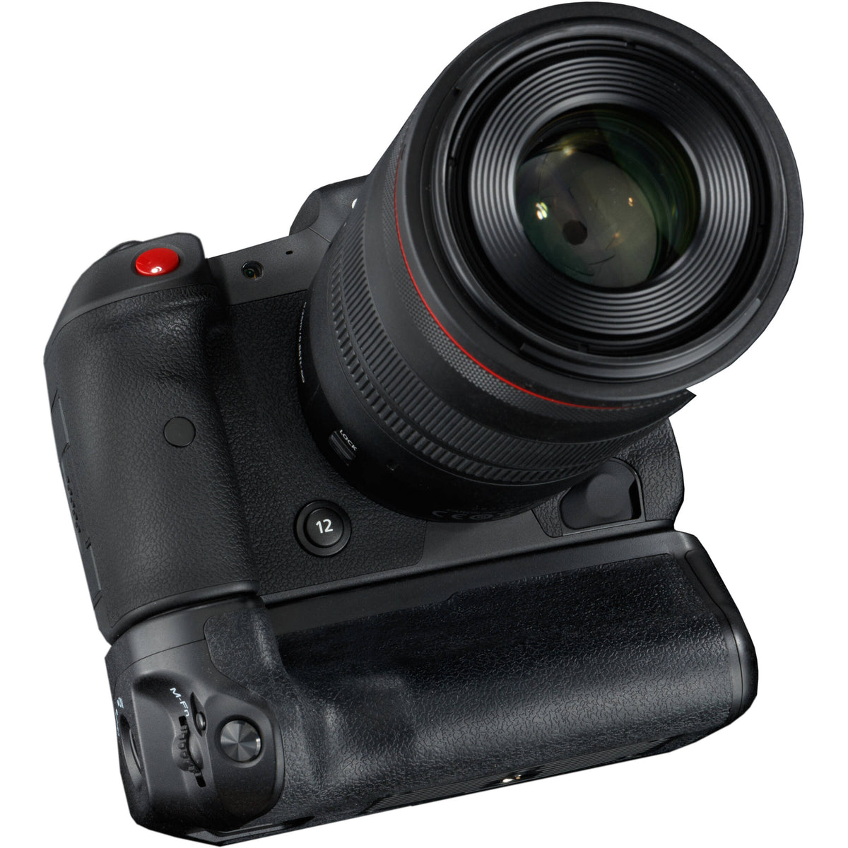 Empuñadura Vello para Canon EOS R5 C, R5, R6 II, y R6 - en uso