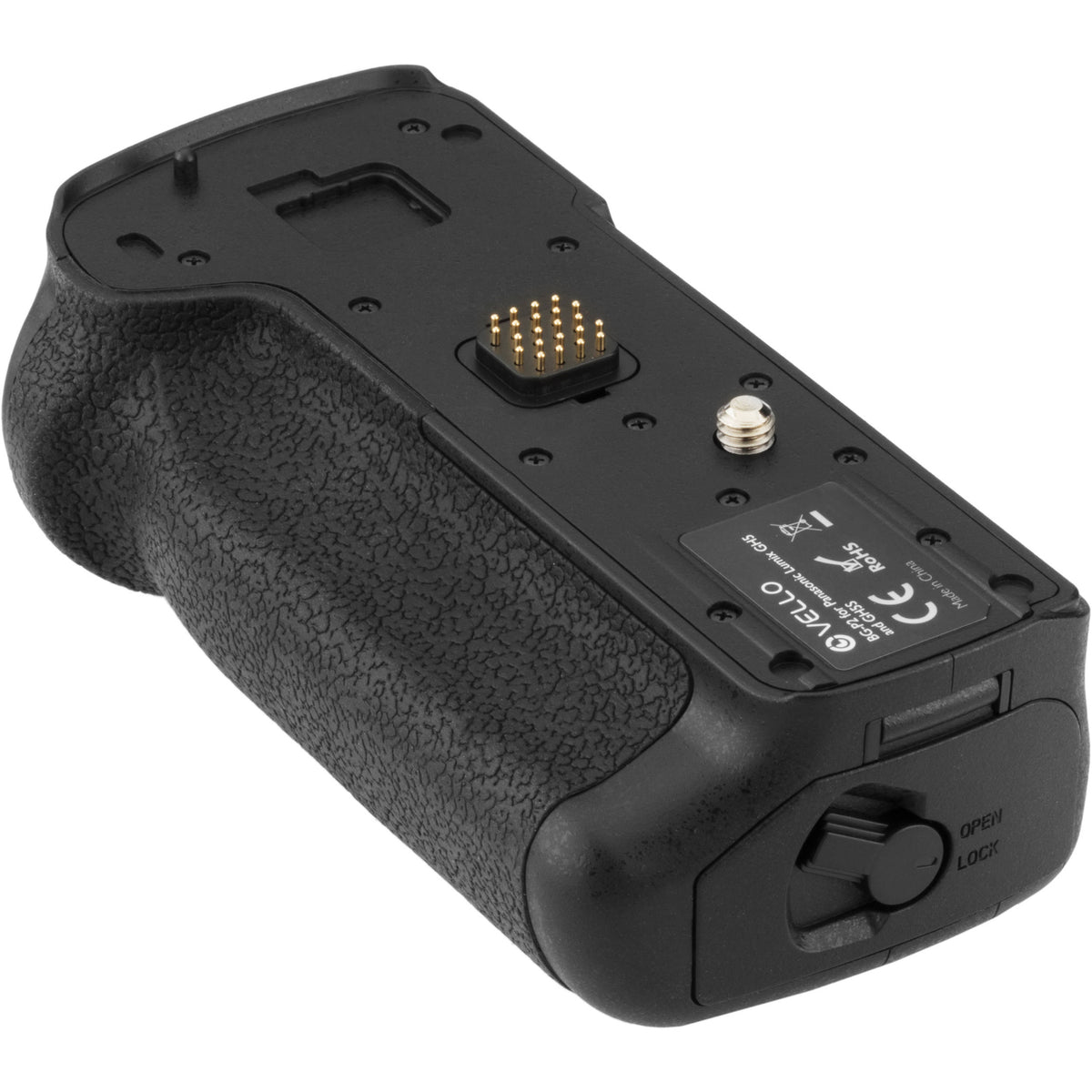 Empuñadura Vello para Panasonic Lumix DC-GH5, DC-GH5S, DC-GH5 II - vista lateral