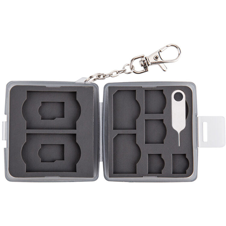 Estuche para Tarjetas JJC MC-10D (Gris) - puertos y conexiones