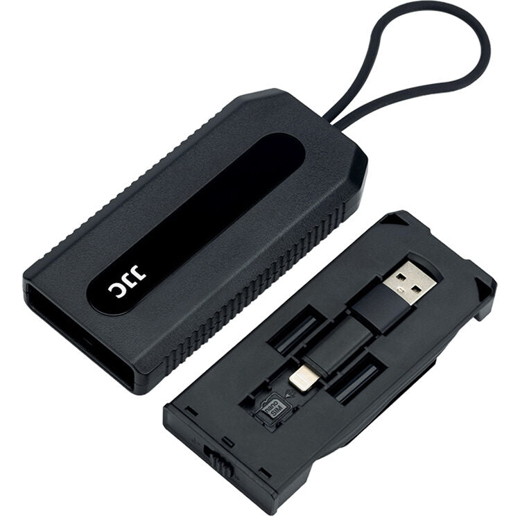 Estuche para Tarjetas JJC MCK-CS1 Multi-Functional Data Cable Set con (Negro) - vista principal