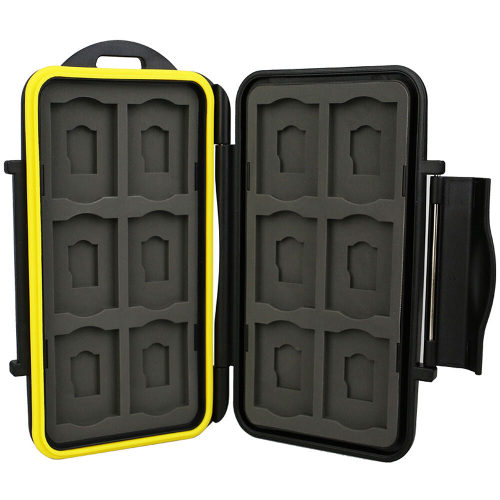 Estuche para Tarjetas JJC (Negro) MC-SDMSD24 - vista frontal