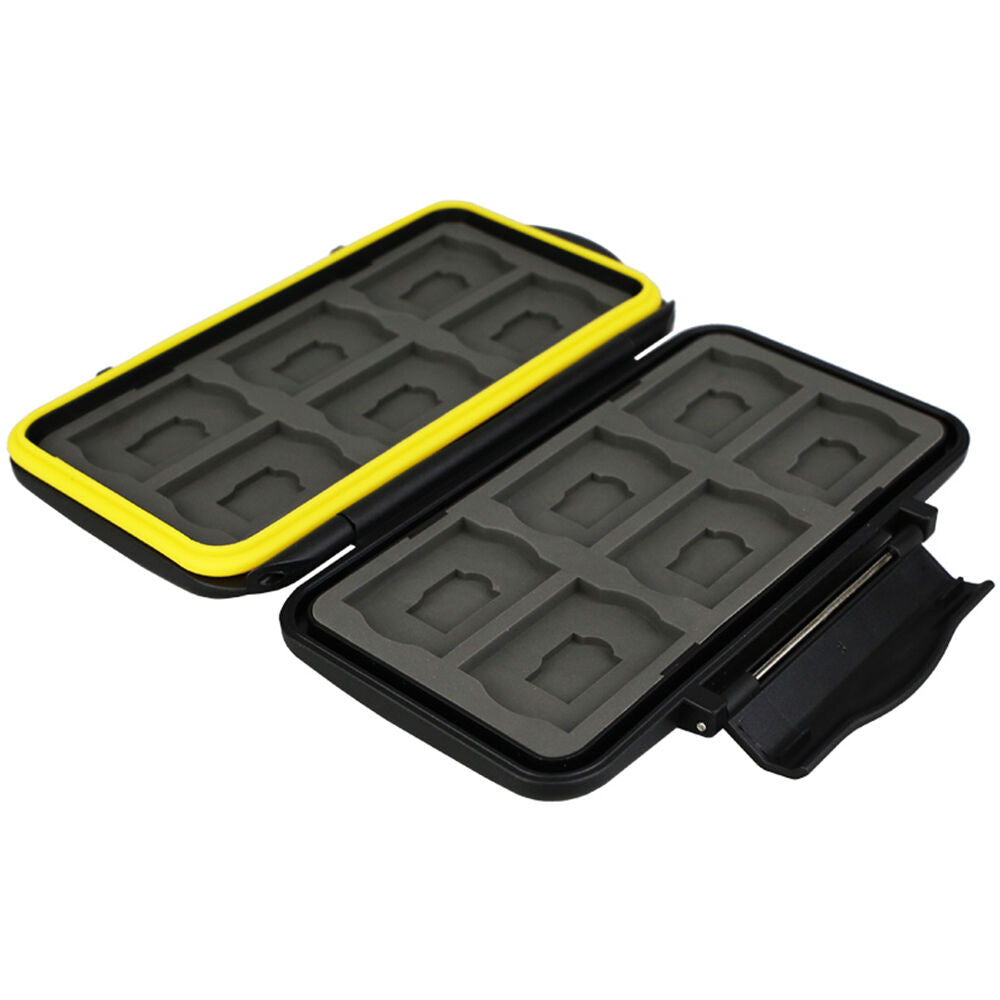 Estuche para Tarjetas JJC (Negro) MC-SDMSD24 - vista lateral