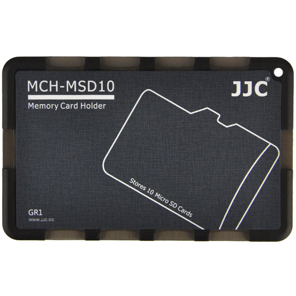 Estuche para Tarjetas JJC (Negro) MCH-MSD10GR - vista principal