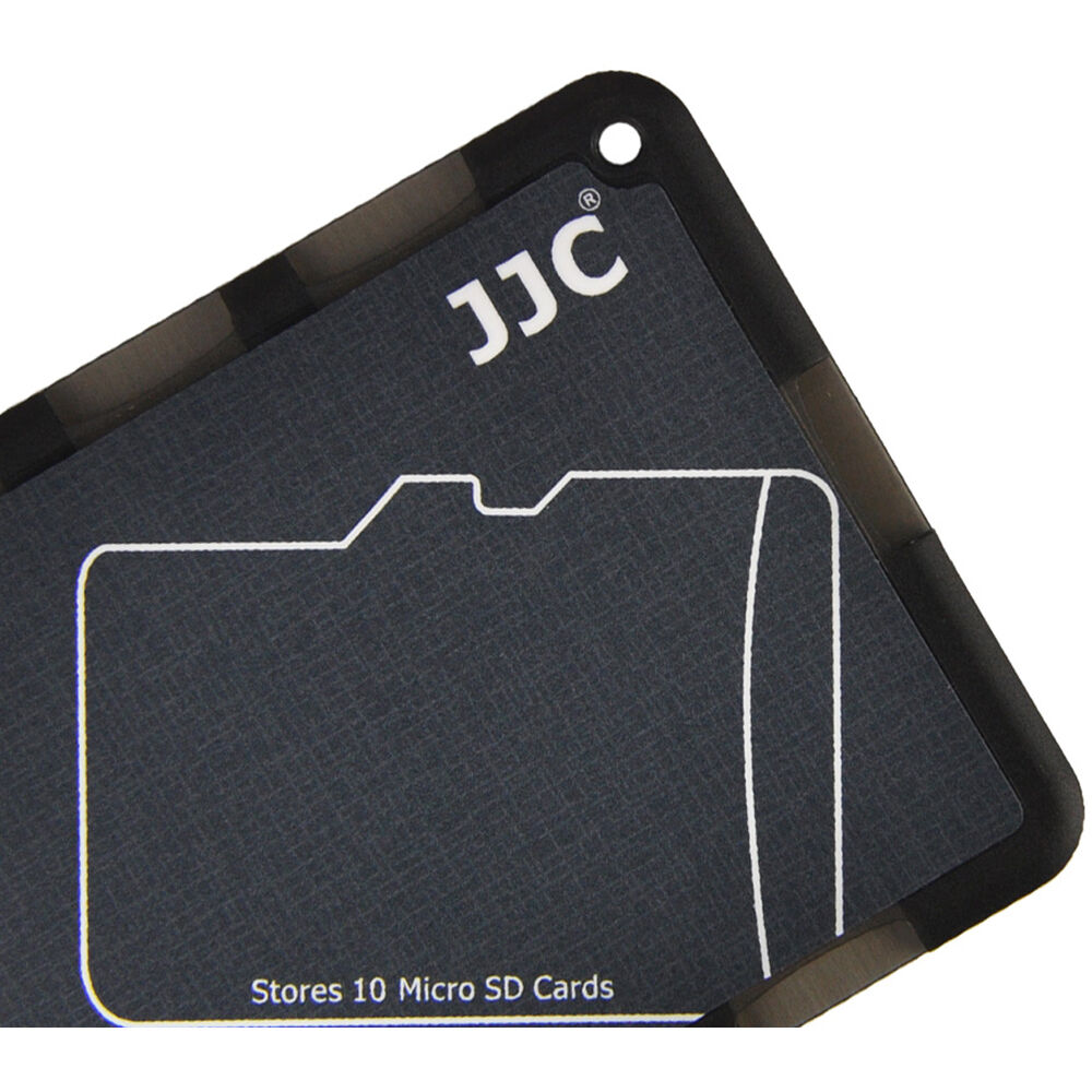 Estuche para Tarjetas JJC (Negro) MCH-MSD10GR - vista trasera