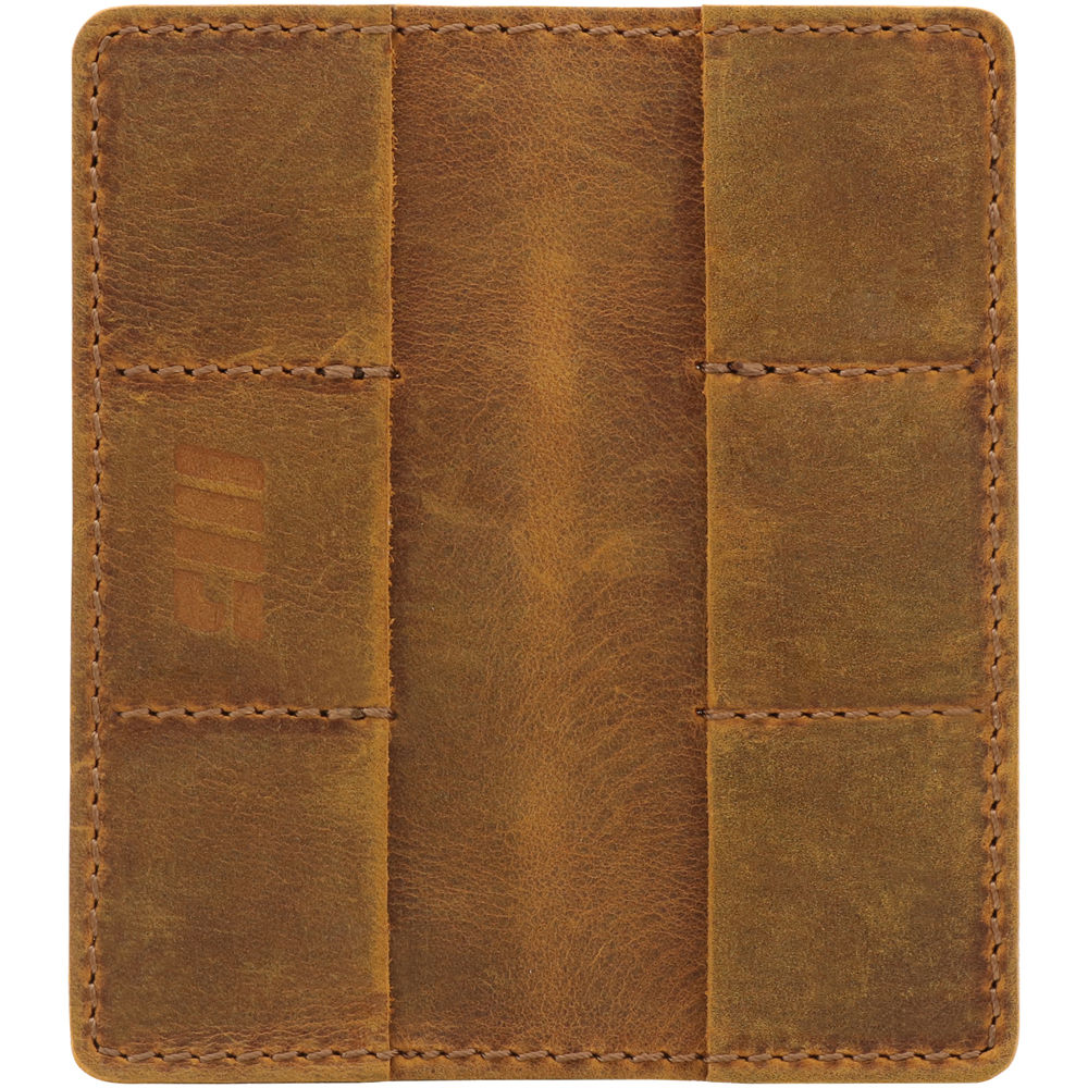 Estuche para Tarjetas MegaGear Leather SD (Camel) - vista trasera