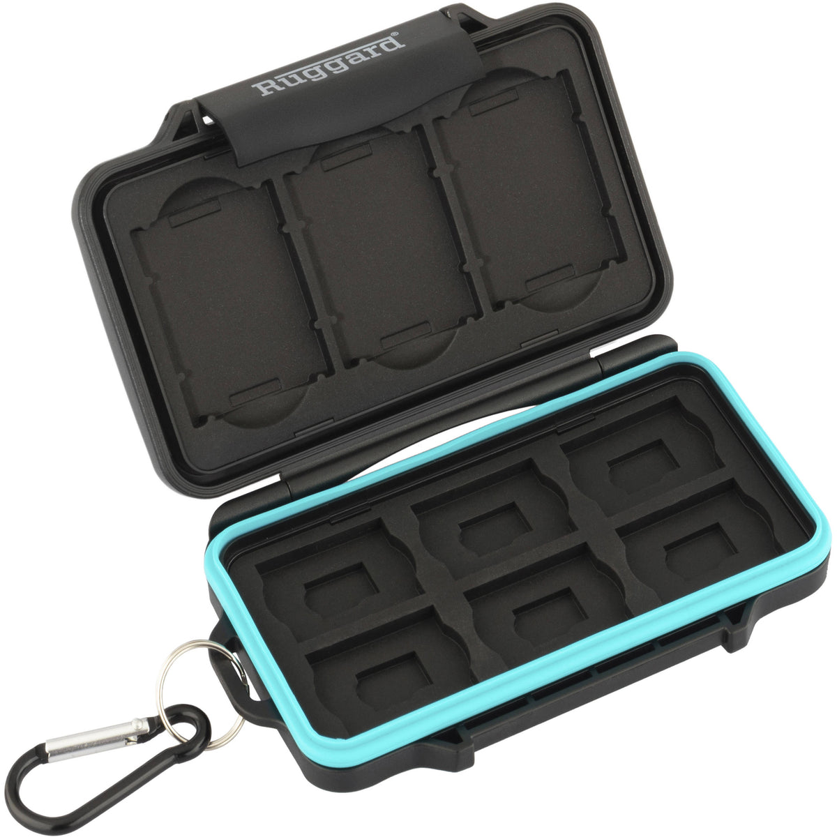 Estuche para Tarjetas Ruggard Leda para SD, microSD, y CF/CFast (Negro) - vista principal