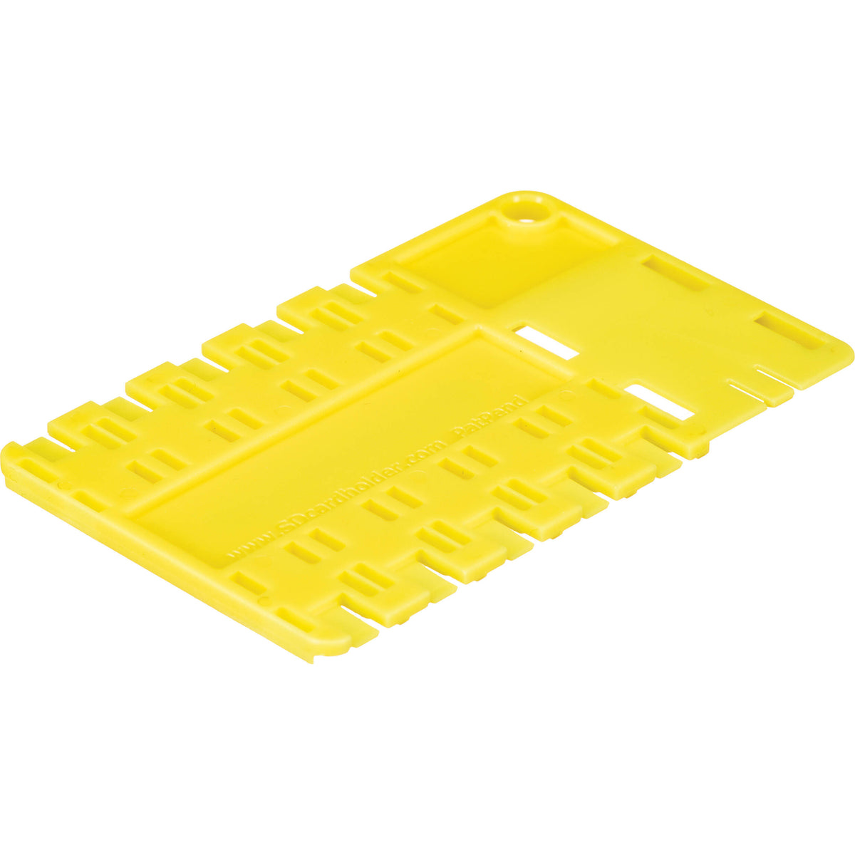 Estuche para Tarjetas SD Card Holder microSD 10 ranuras Cardholder (Amarillo) - vista frontal