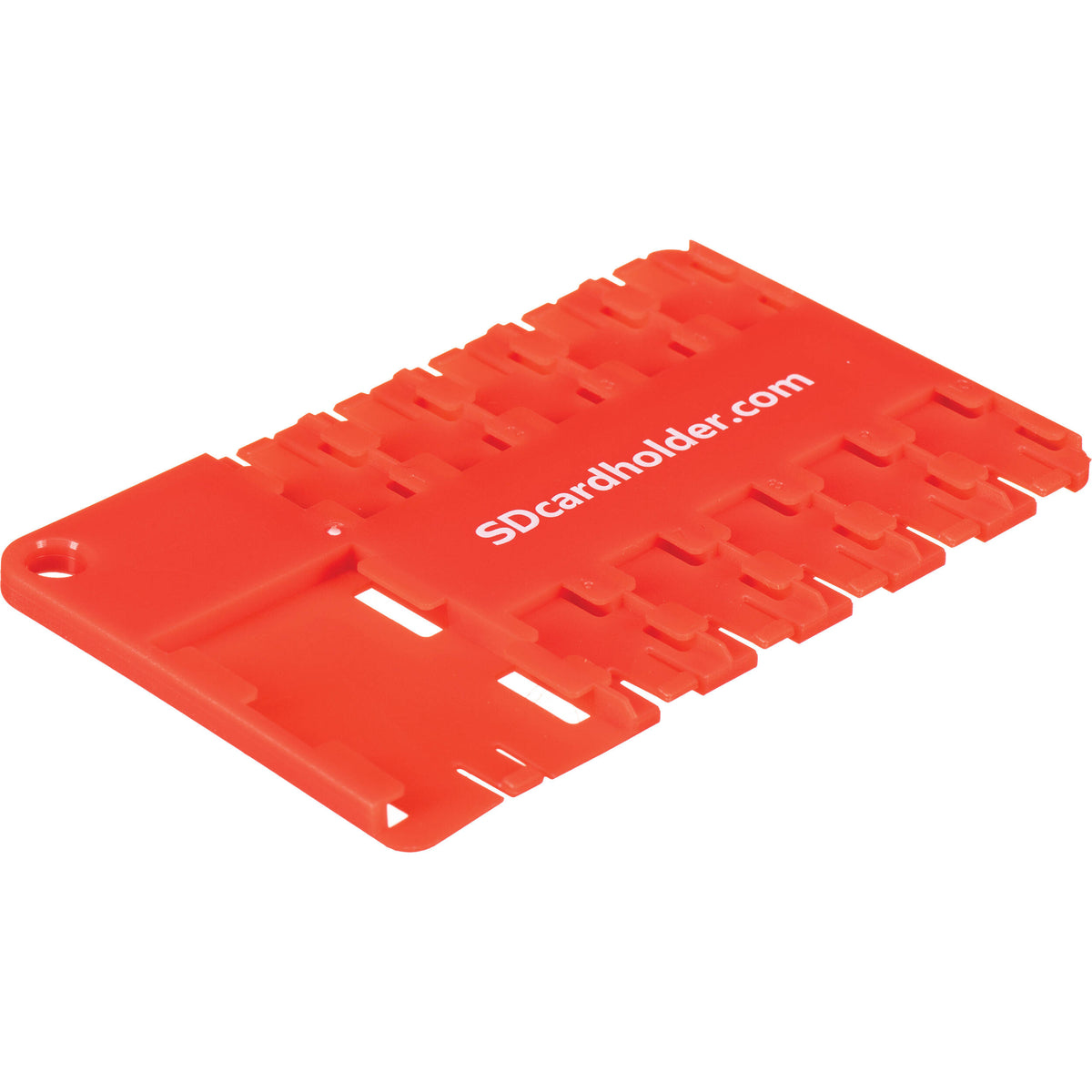 Estuche para Tarjetas SD Card Holder microSD 10 ranuras Cardholder (Rojo) - vista principal