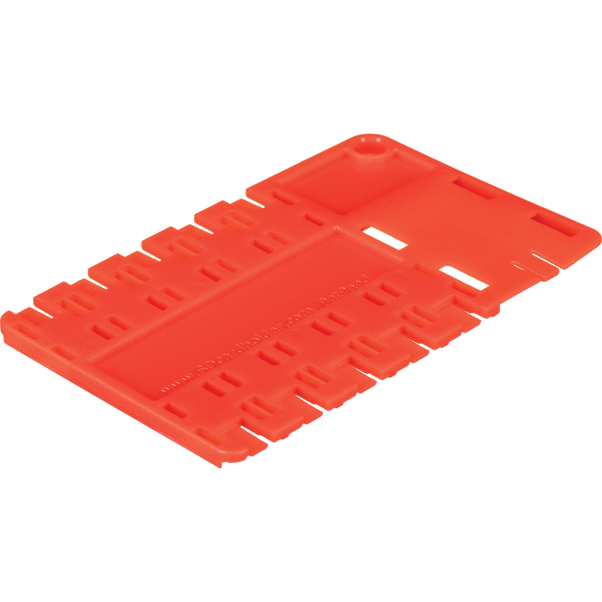 Estuche para Tarjetas SD Card Holder microSD 10 ranuras Cardholder (Rojo) - vista frontal