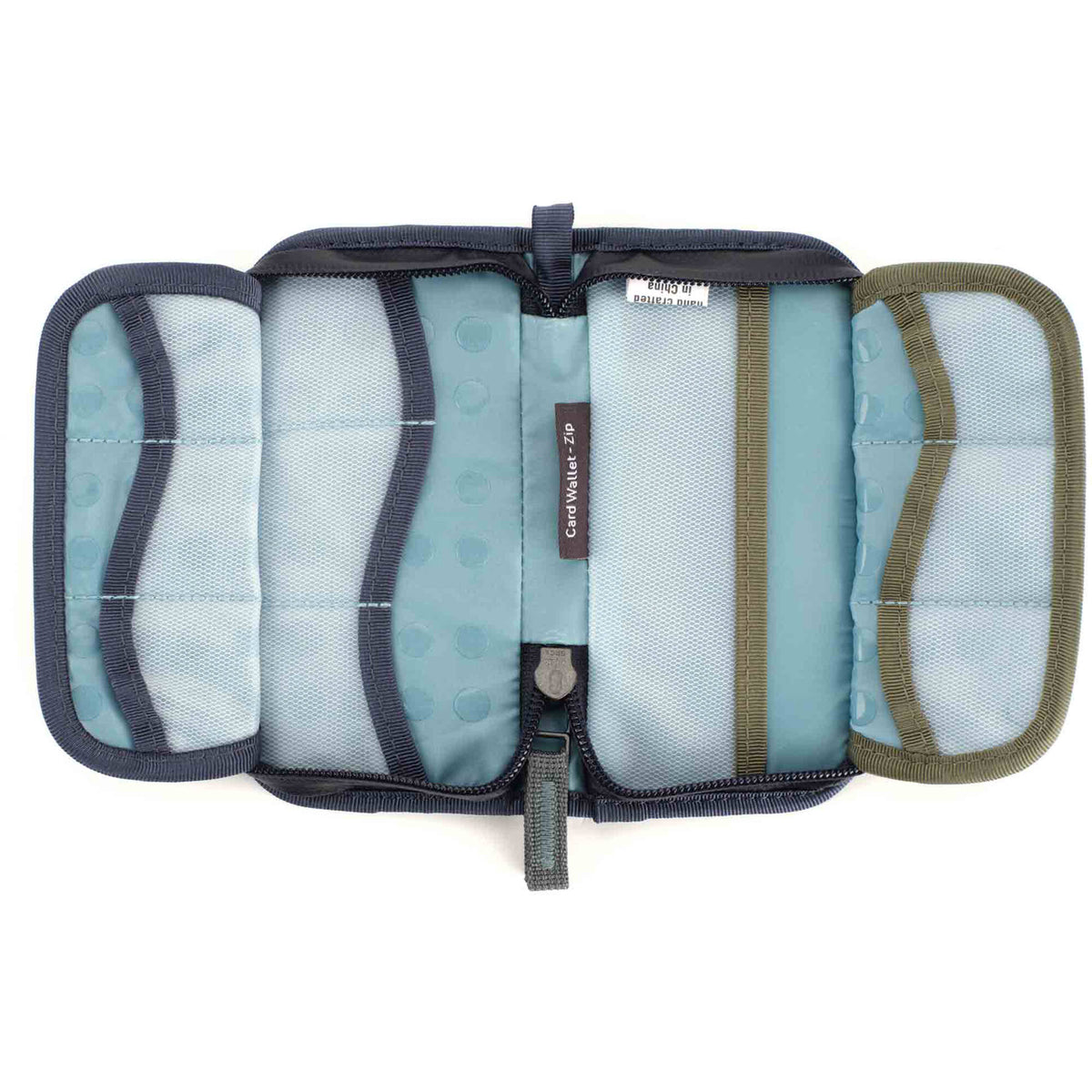 Estuche para Tarjetas Shimoda Designs Zip (Azul) - vista frontal