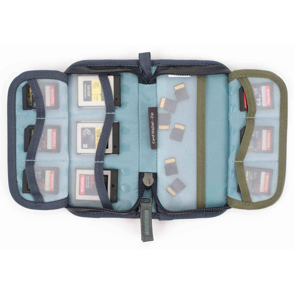Estuche para Tarjetas Shimoda Designs Zip (Azul) - vista trasera