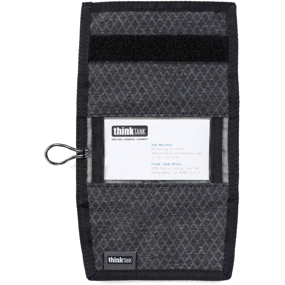 Estuche para Tarjetas Think Tank Photo y (Negro Slate) - puertos y conexiones