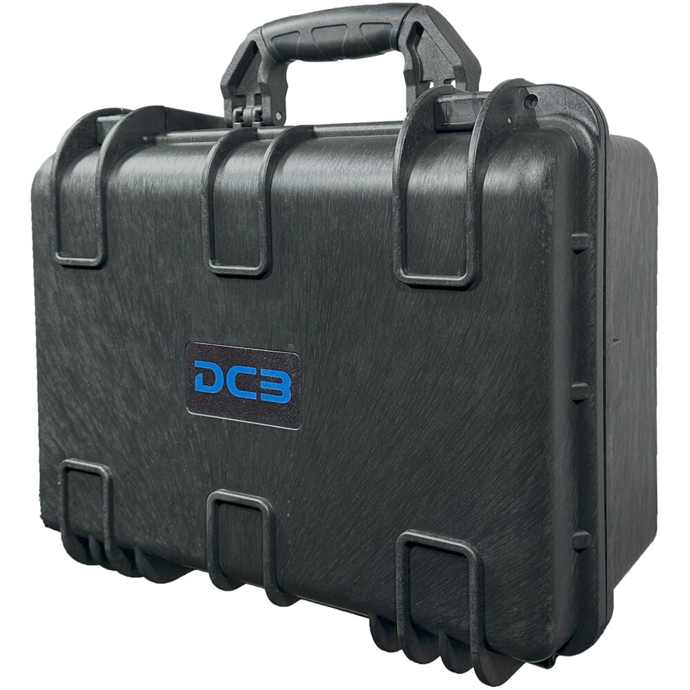 Estuche Rígido DCB Cases Element 4103F Waterproof utilitario con espuma cortada en cubos - contenido de la caja