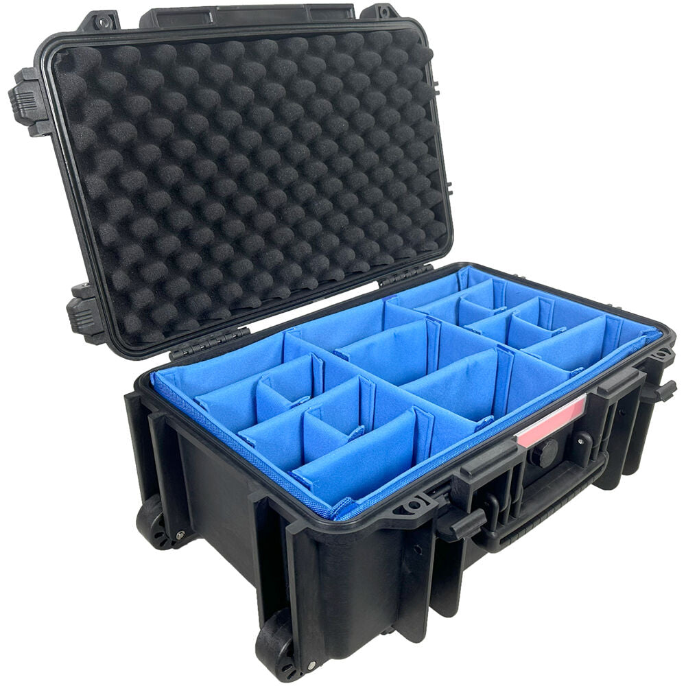 Estuche Rígido DCB Cases Element 5453DI con ruedas utilitario con divisores acolchados - vista principal