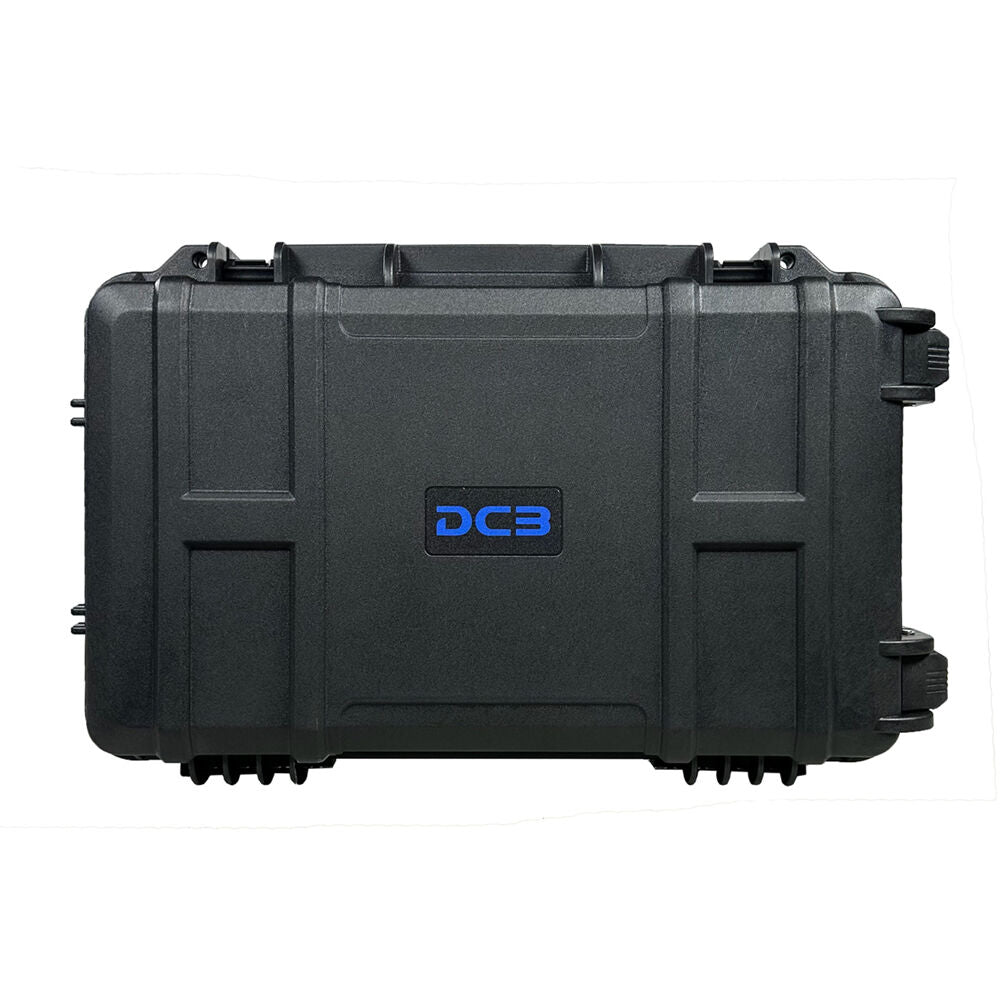 Estuche Rígido DCB Cases Element 5453F con ruedas utilitario con espuma cortada en cubos - vista frontal