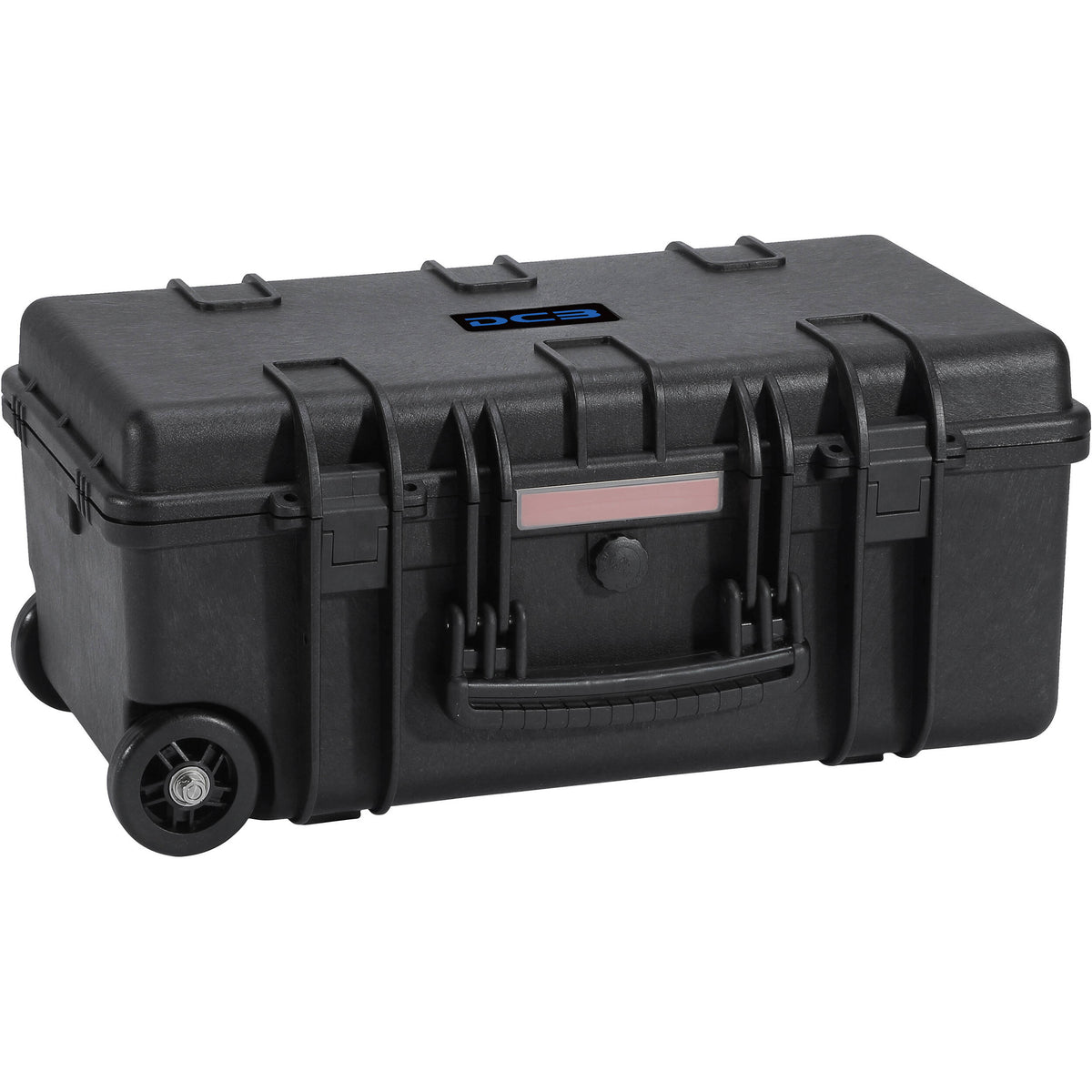 Estuche Rígido DCB Cases Element 5573F con ruedas utilitario con espuma cortada en cubos - vista lateral