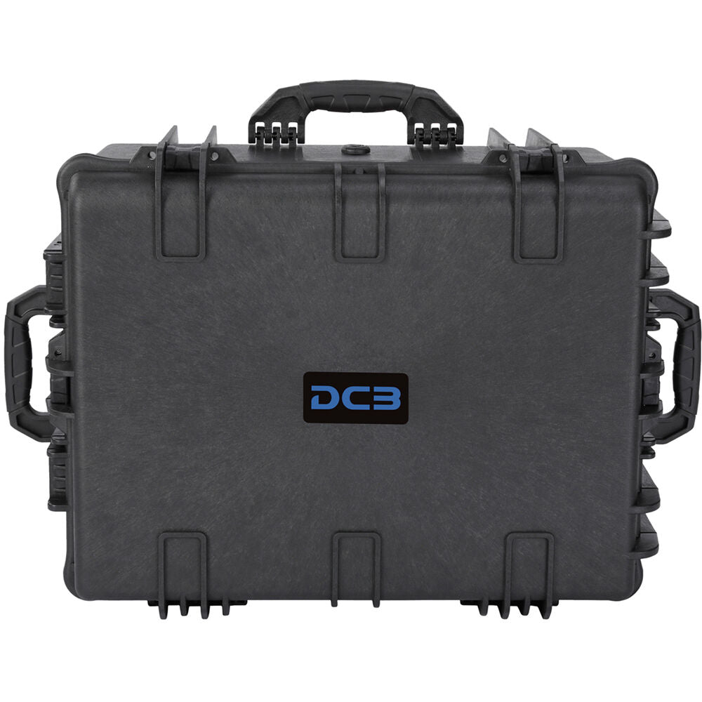 Estuche Rígido DCB Cases Element 6705F con ruedas utilitario con espuma cortada en cubos - vista lateral