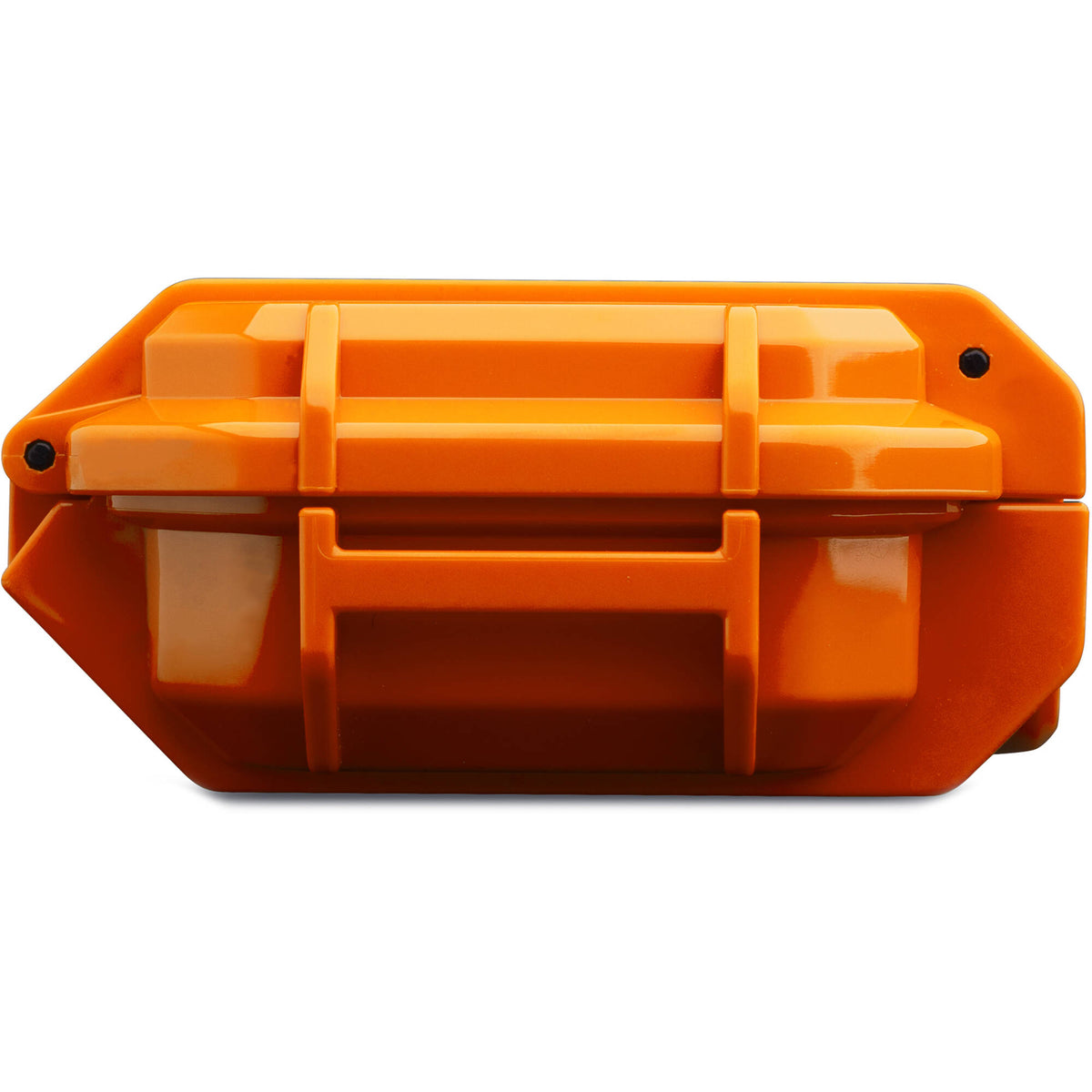 Estuche Rígido Evergreen Cases Tech con Rubber Liner (Naranja, Chico) - vista trasera