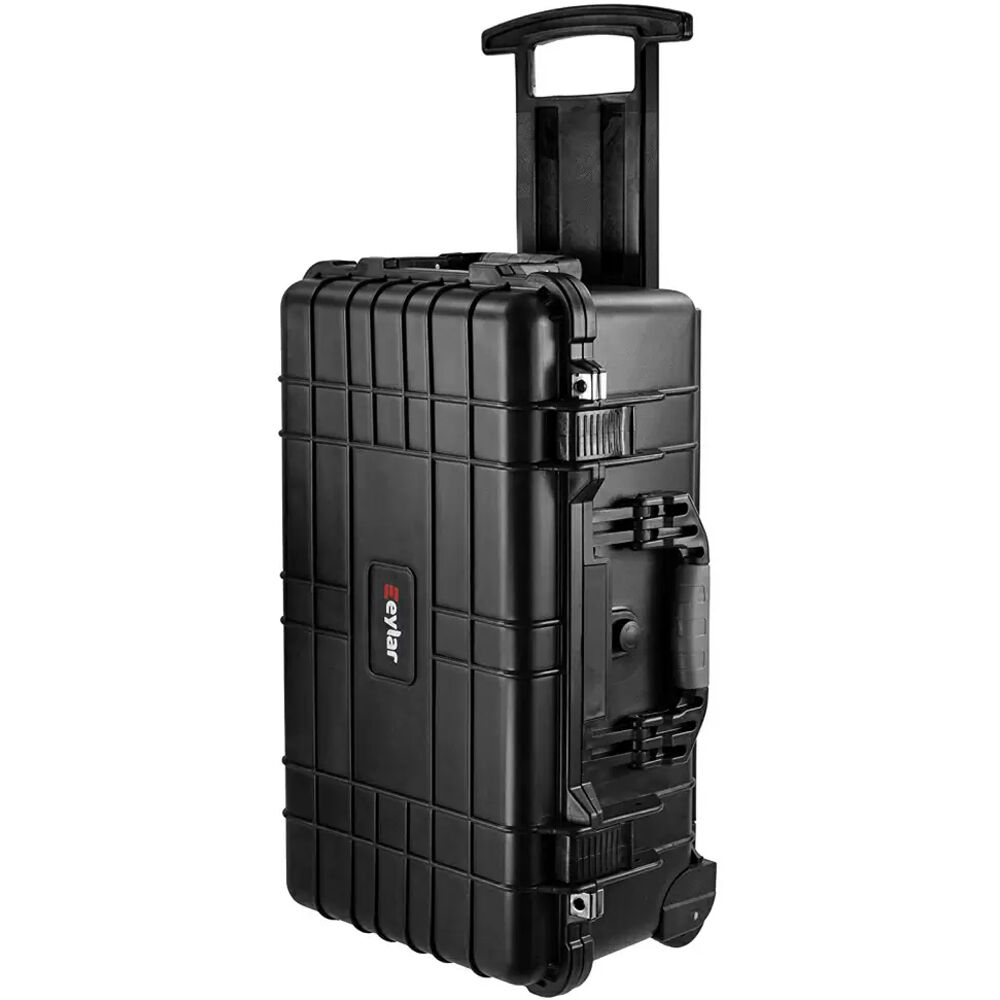 Estuche Rígido Eylar de cabina Roller Gear con divisores acolchados juego (Negro, 22") - vista lateral