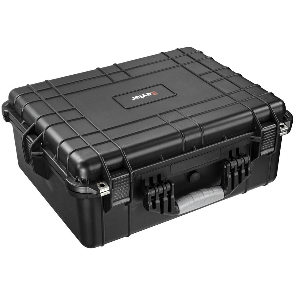 Estuche Rígido Eylar Grande con espuma (20.6", Negro) - puertos y conexiones
