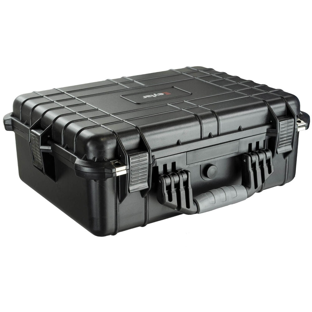 Estuche Rígido Eylar Grande con espuma (20", Negro) - vista lateral