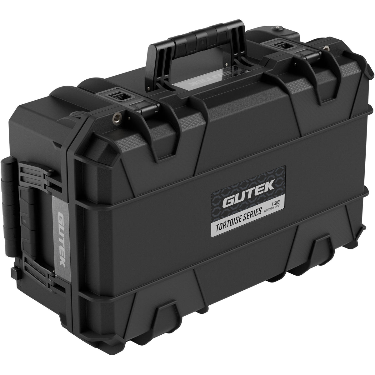 Estuche Rígido GUTEK Tortoise T-300 20" de cabina Protector (Negro, 30L) - vista trasera