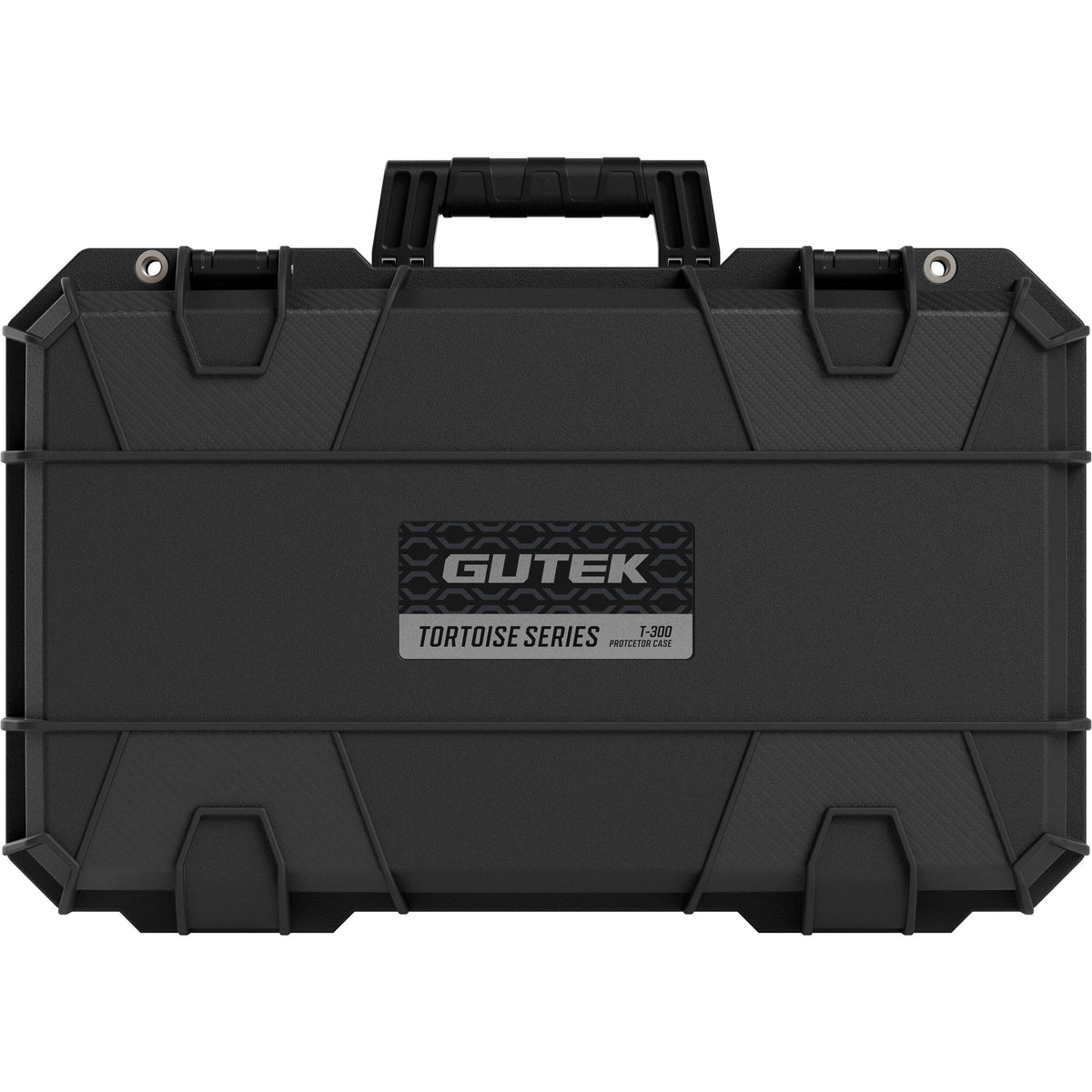 Estuche Rígido GUTEK Tortoise T-300 20" de cabina Protector (Negro, 30L) - puertos y conexiones