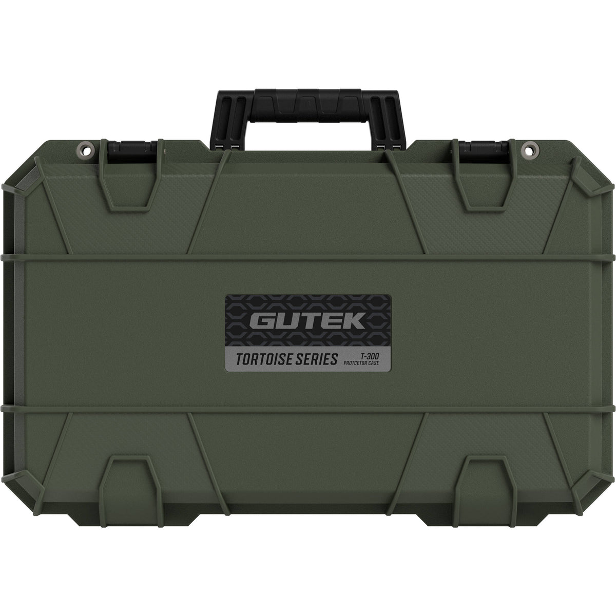 Estuche Rígido GUTEK Tortoise T-300 20" de cabina Protector (Verde oliva Drab Verde, 30L) - puertos y conexiones