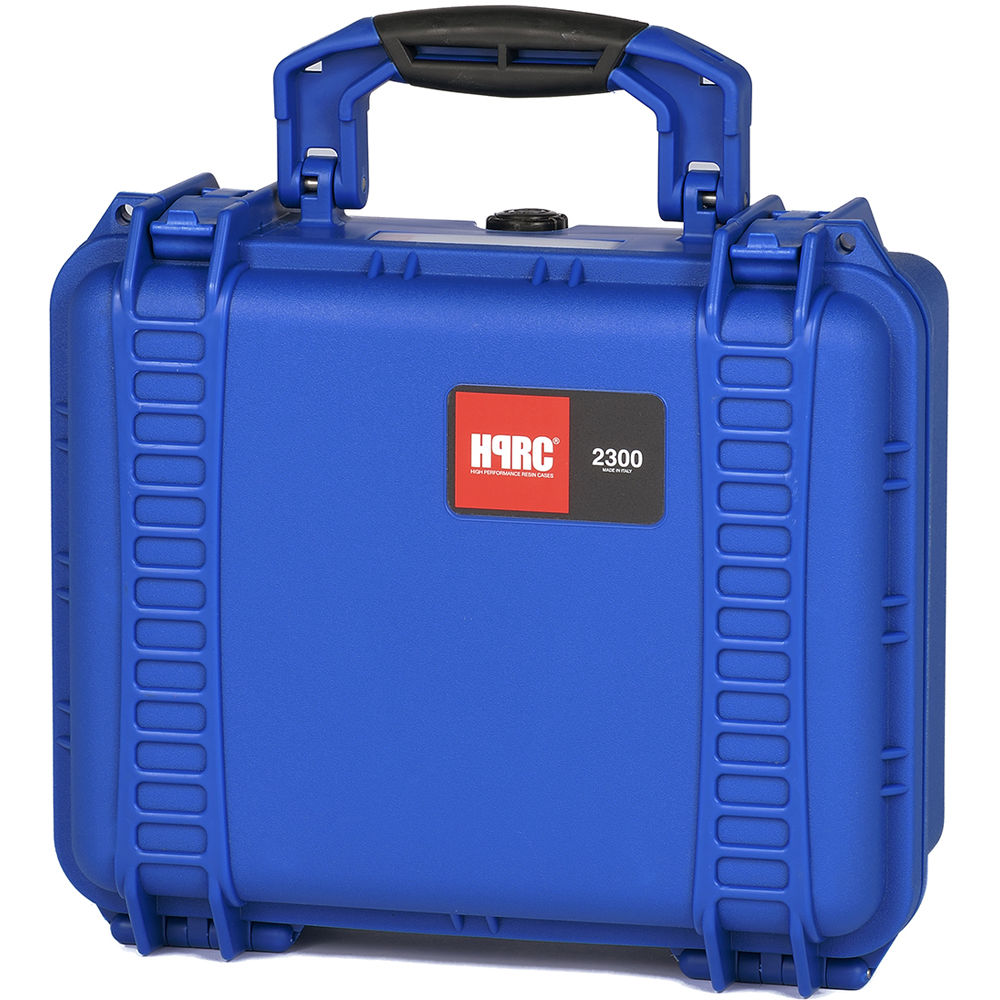 Estuche Rígido HPRC 2300F con espuma (Azul) - vista frontal