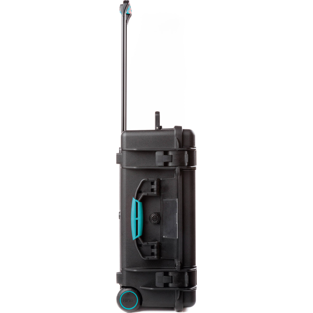 Estuche Rígido HPRC 2550 con ruedas con Interior espuma (Negro con Azul Handle) - vista trasera