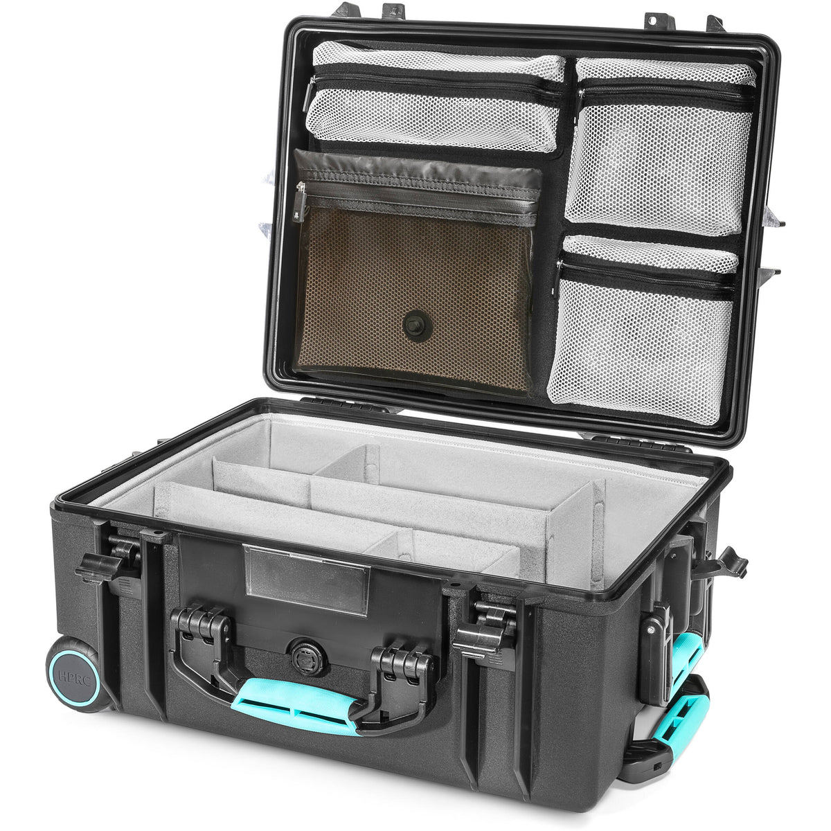 Estuche Rígido HPRC 2600W con ruedas con organizador en la tapa & Second Skin divisores - vista principal