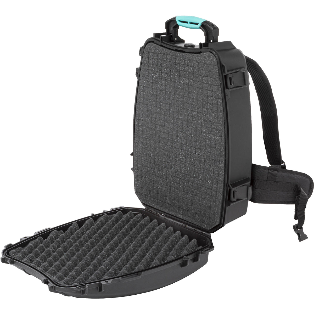 Estuche Rígido HPRC 3600 Backpack con espuma (Negro/Azul) - vista principal