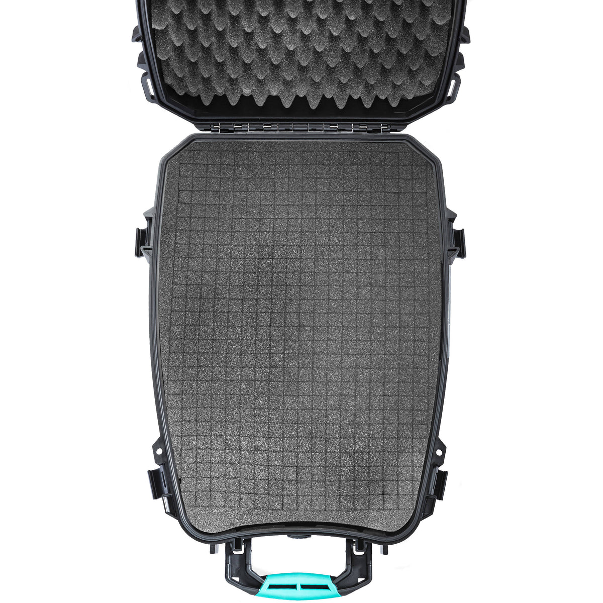 Estuche Rígido HPRC 3600 Backpack con espuma (Negro/Azul) - vista lateral