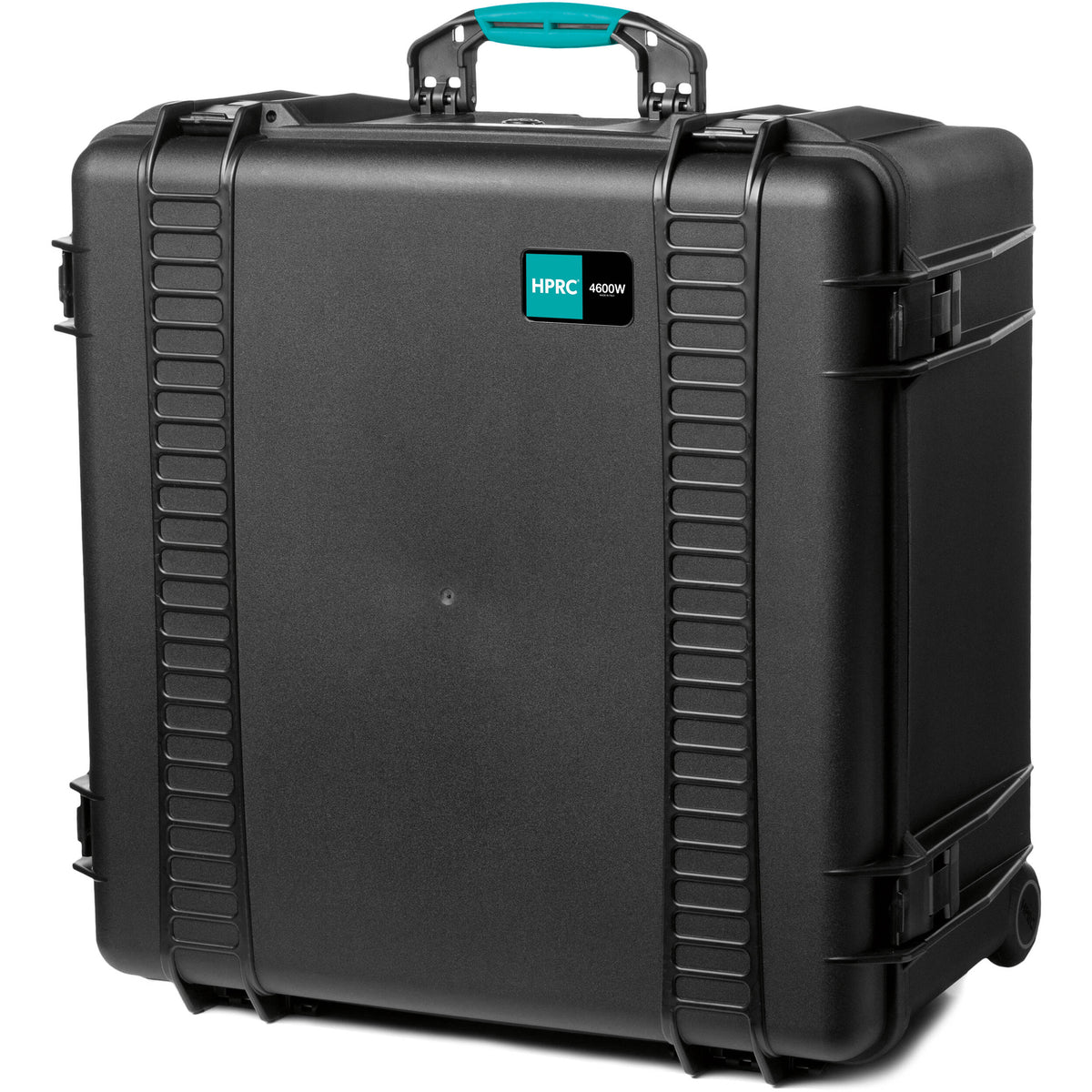 Estuche Rígido HPRC 4600 con ruedas resina rígida Cube espuma (Negro) - vista frontal