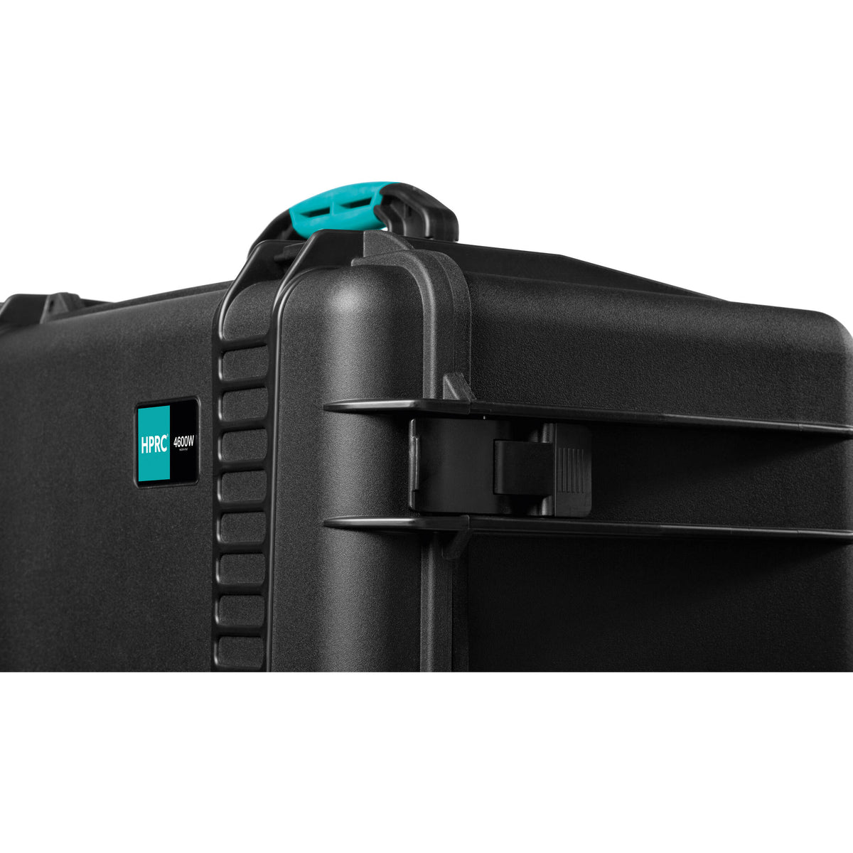 Estuche Rígido HPRC 4600 con ruedas resina rígida Cube espuma (Negro) - detalle