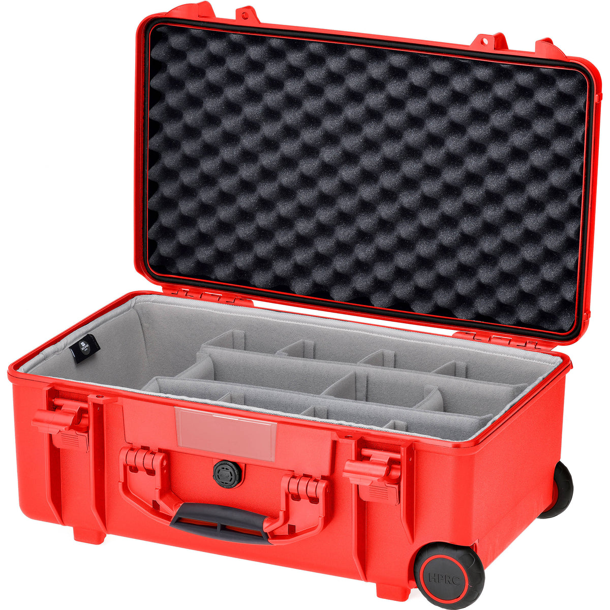 Estuche Rígido HPRC con ruedas con Second Skin (Rojo) - vista principal