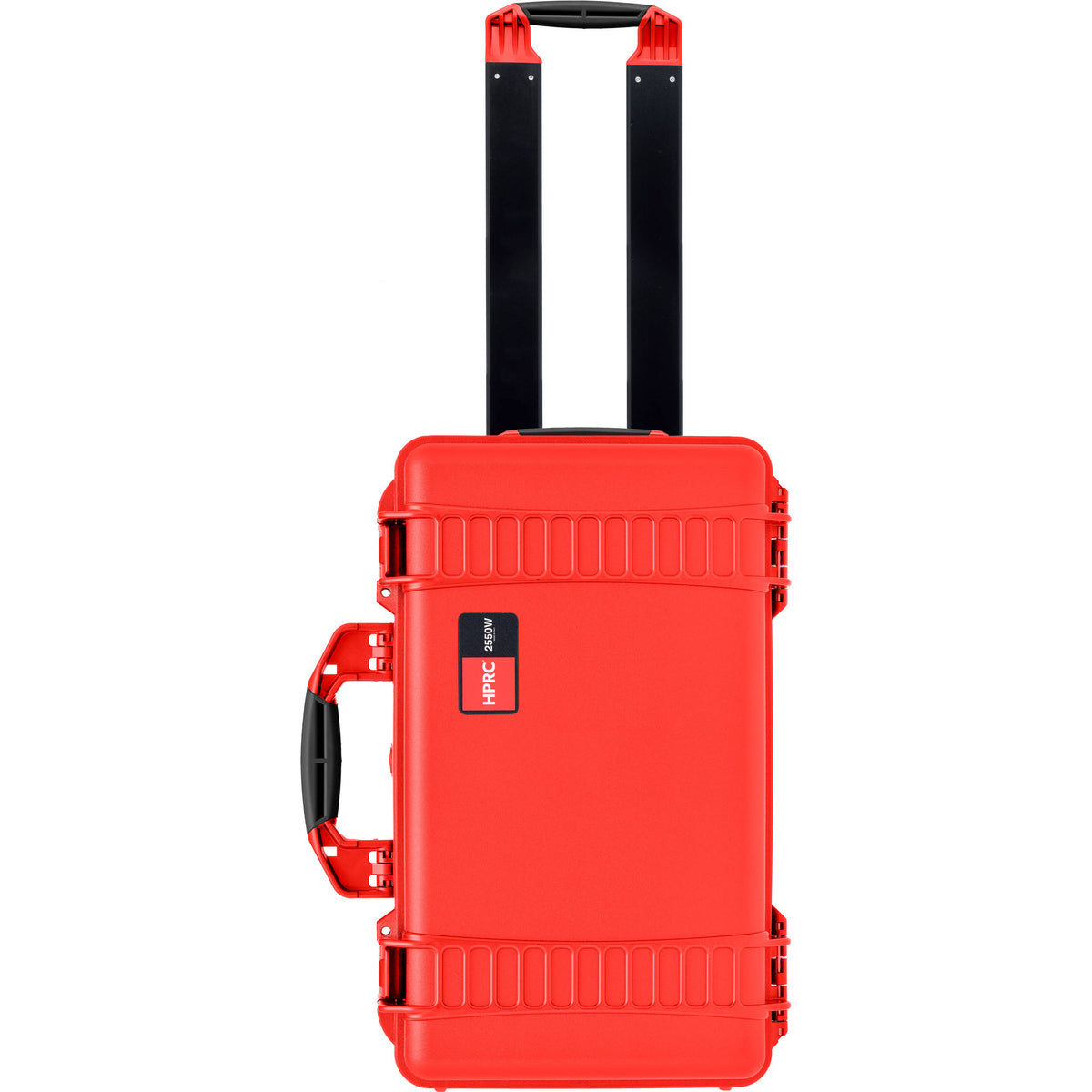 Estuche Rígido HPRC con ruedas con Second Skin (Rojo) - vista frontal