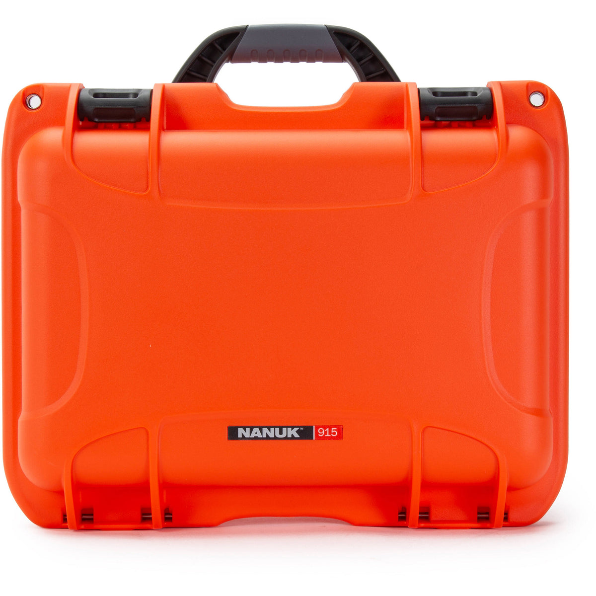 Estuche Rígido Nanuk 915 con divisores acolchados (Naranja) - vista frontal